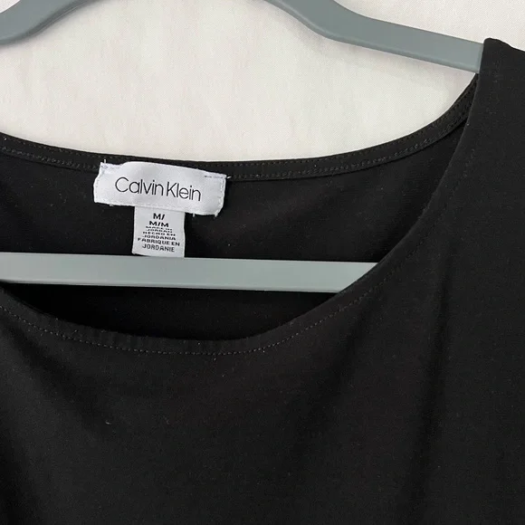 Calvin Klein Black Tunic Style Top Women’s Size Medium - Picture 5 of 5